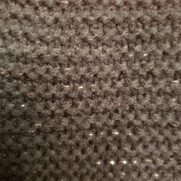 SOLD Black Turtle-neck with Silver Glitter for Girls - Picture 4 of 6